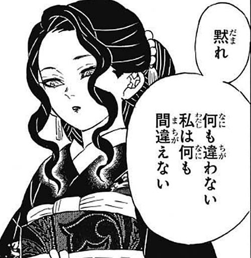 黙れ 何も違わない 私は何も 間違えない 鬼舞辻無惨 名言